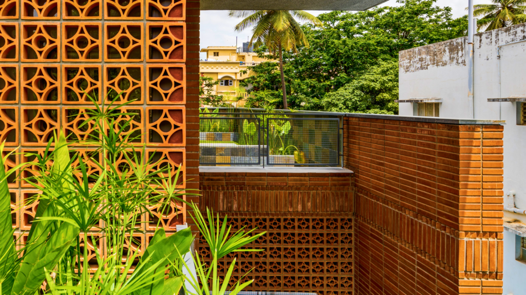Terracotta Jali wall
